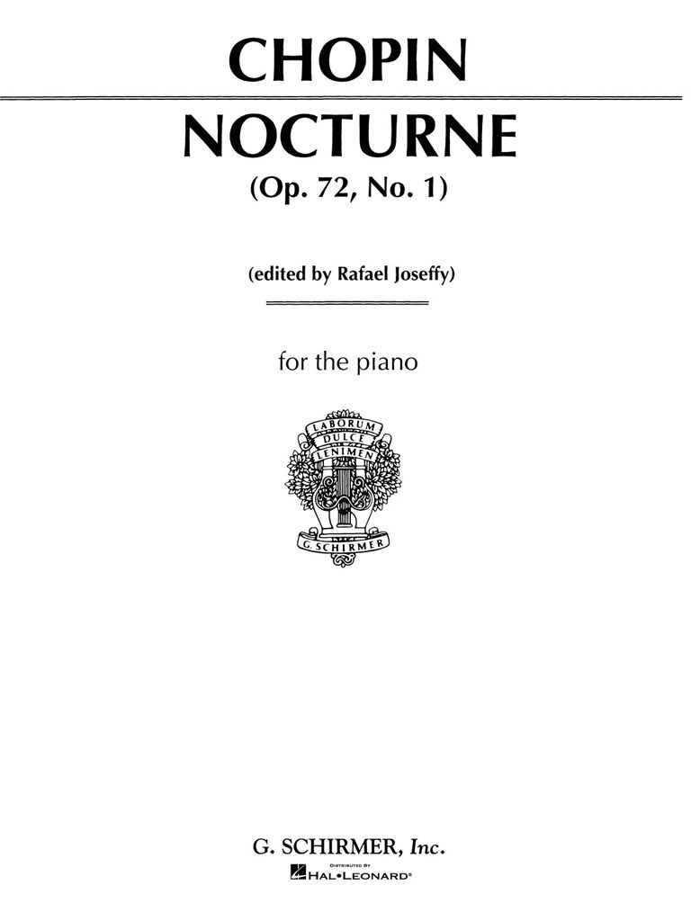 Nocturne, Op. 72, No. 1 in E Minor